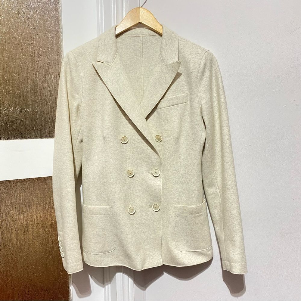 Eleventy Double Breasted Wool Blazer Jacket